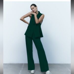 Zara Emerald Green Trousers/ Pants